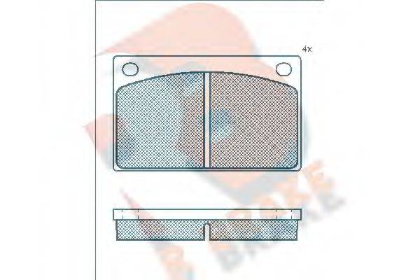 R BRAKE RB0088