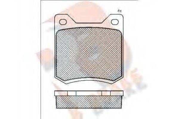 R BRAKE RB0122