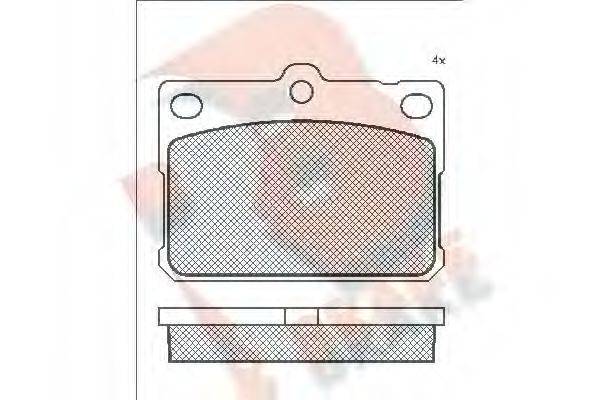 R BRAKE RB0164