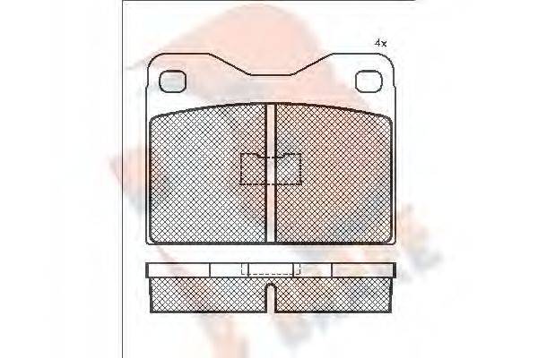 R BRAKE RB0181