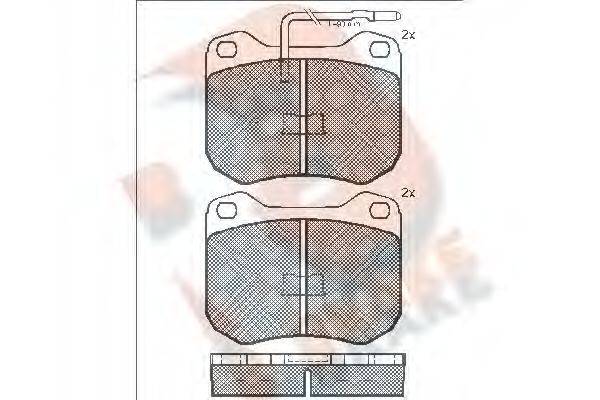 R BRAKE RB0198
