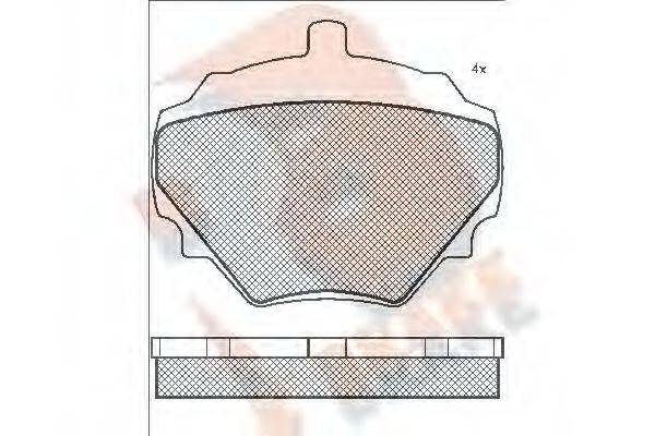 R BRAKE RB0231
