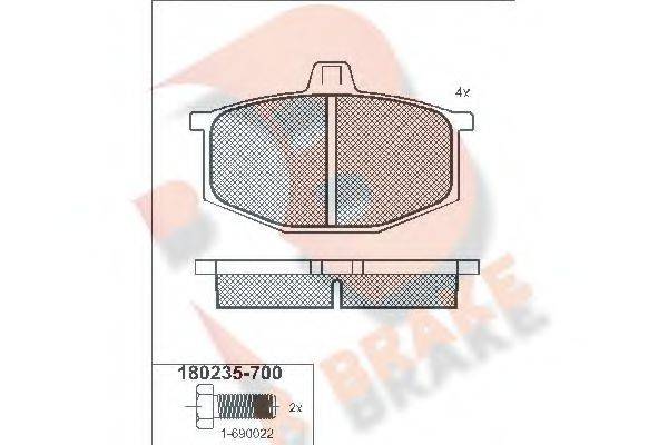R BRAKE RB0235-700