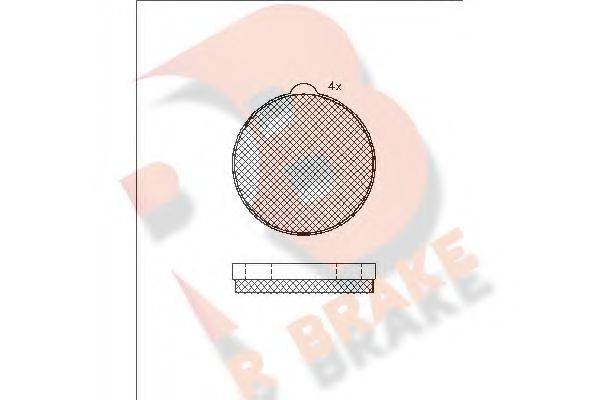 R BRAKE RB0245