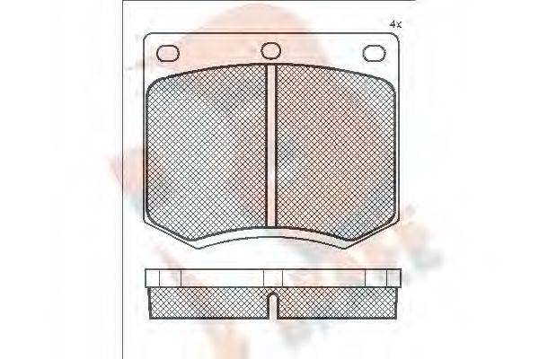 R BRAKE RB0255