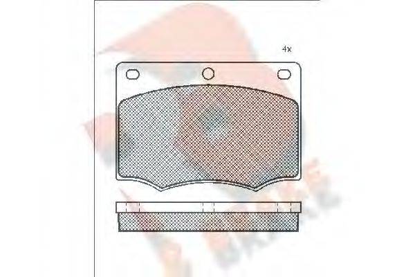 R BRAKE RB0259