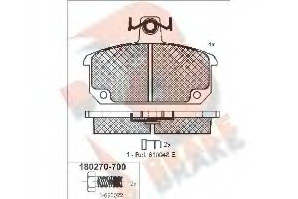 R BRAKE RB0270-700