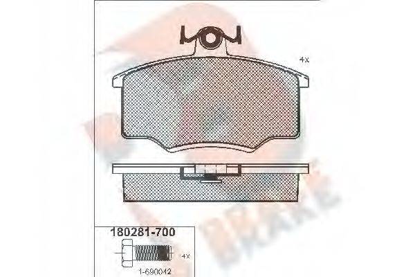 R BRAKE RB0281