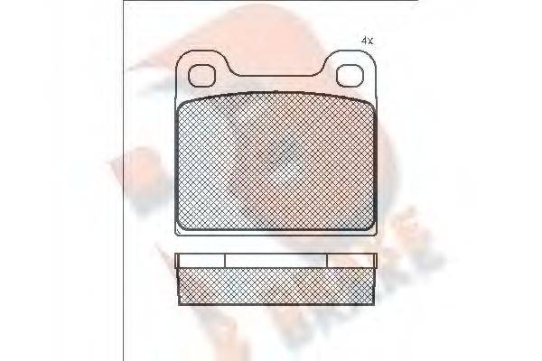 R BRAKE RB0386