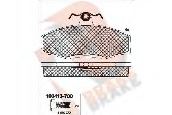 R BRAKE RB0413-700