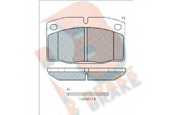 R BRAKE RB0454-066