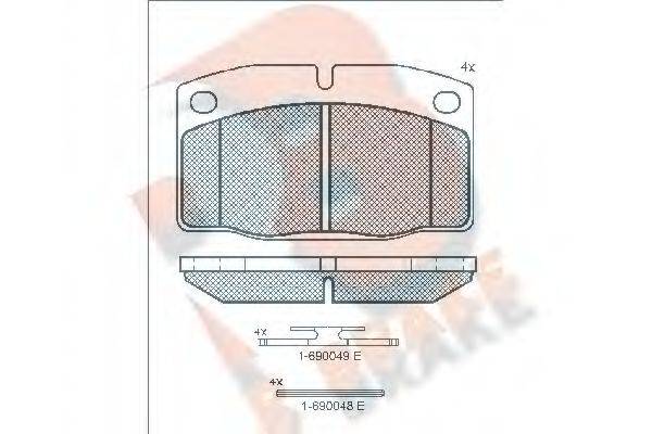 R BRAKE RB0454-073