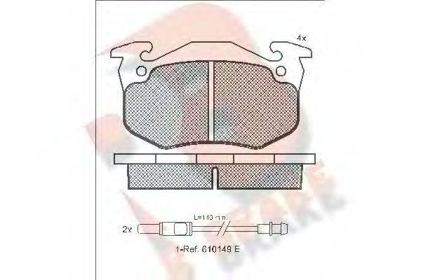 R BRAKE RB0457