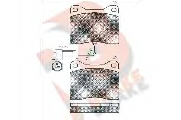 R BRAKE RB0528