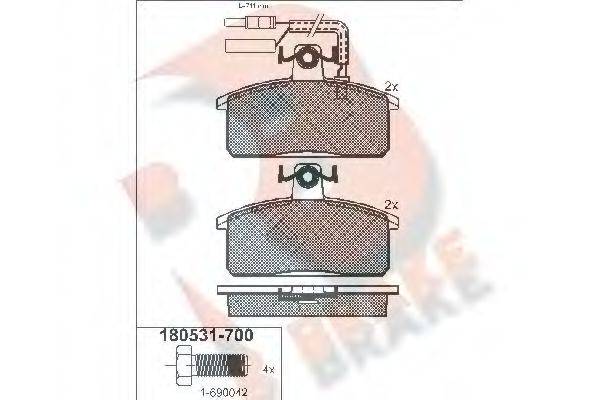 R BRAKE RB0531-700