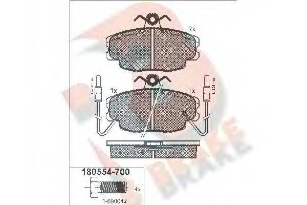 R BRAKE RB0554-700