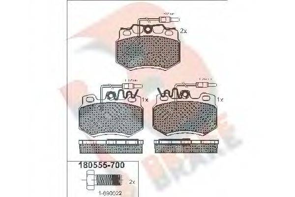 R BRAKE RB0555-700