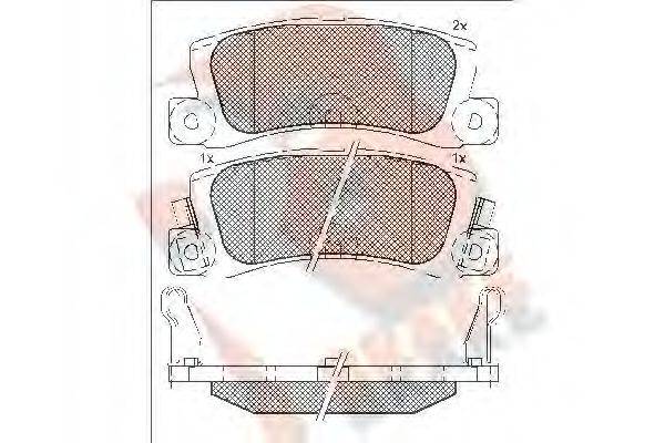 R BRAKE RB0612-071