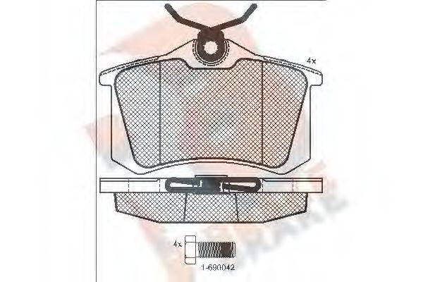 R BRAKE RB0697-700