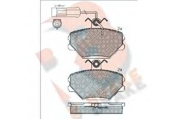 R BRAKE RB0729