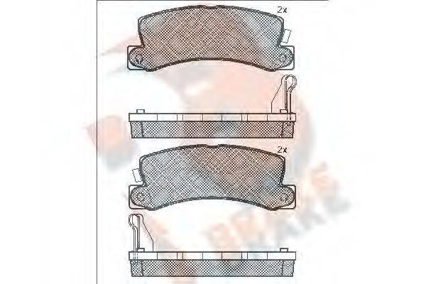 R BRAKE RB0734