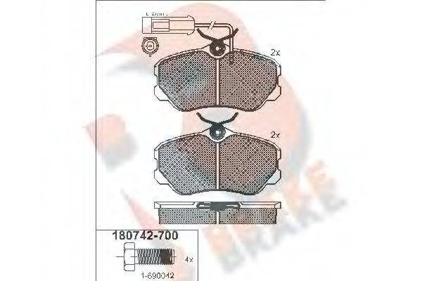 R BRAKE RB0742-700