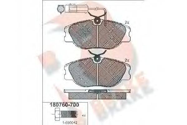 R BRAKE RB0760-700