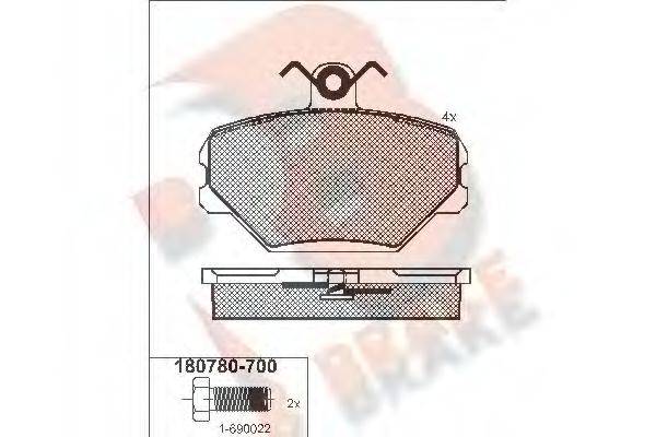 R BRAKE RB0780-700