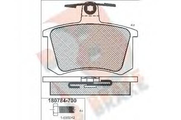 R BRAKE RB0784-700