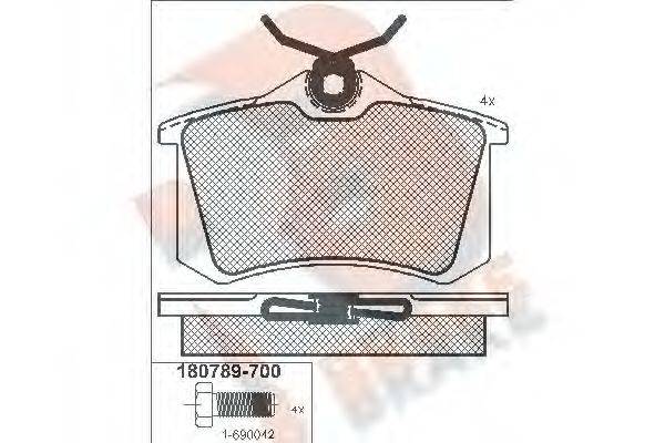 R BRAKE RB0789-700