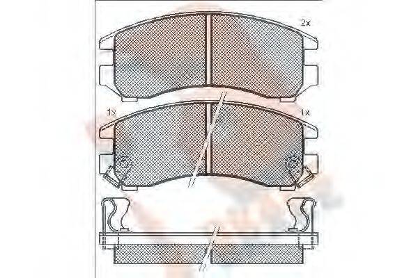 R BRAKE RB0810