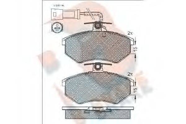 R BRAKE RB0836