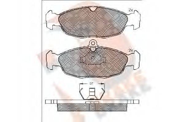 R BRAKE RB0858
