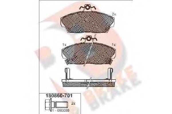R BRAKE RB0860-701