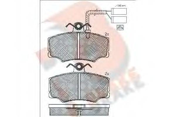 R BRAKE RB0868