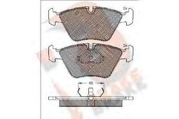 R BRAKE RB0883