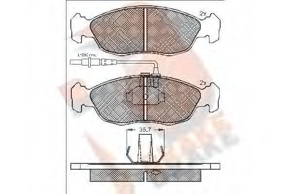 R BRAKE RB0932
