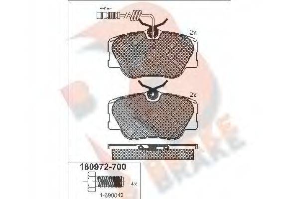 R BRAKE RB0972-700