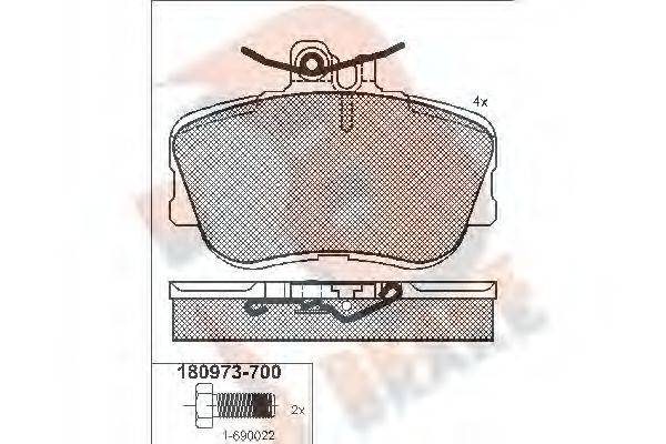 R BRAKE RB0973-700