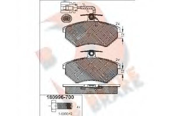 R BRAKE RB0996-700