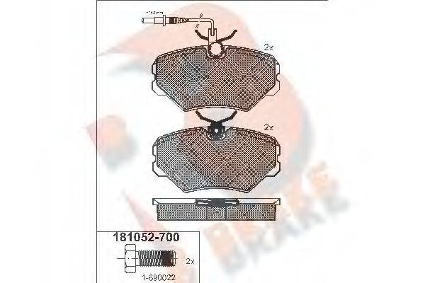 R BRAKE RB1052-700