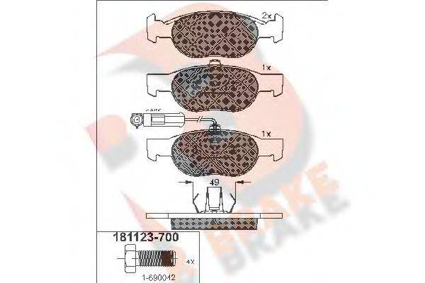 R BRAKE RB1123-700