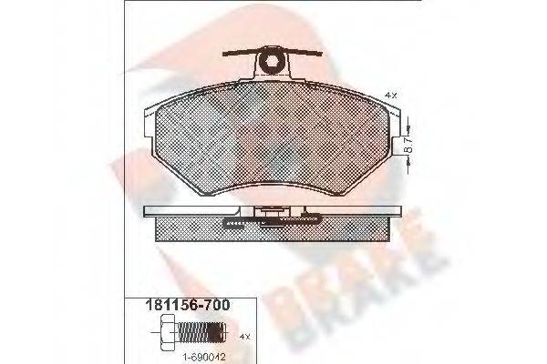 R BRAKE RB1156-700