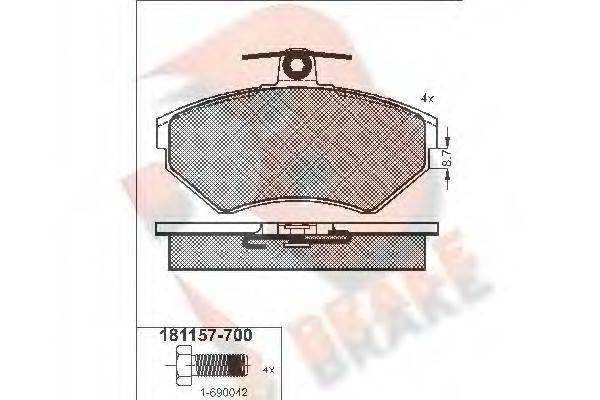 R BRAKE RB1157-700