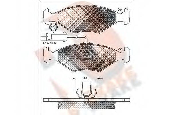R BRAKE RB1226