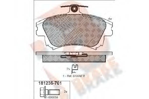 R BRAKE RB1236-701