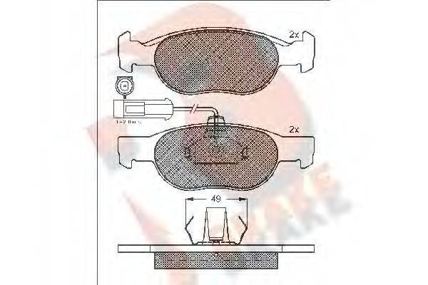 R BRAKE RB1242