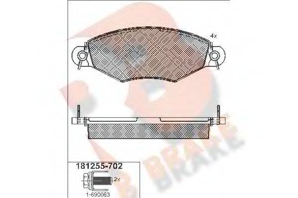 R BRAKE RB1255-702