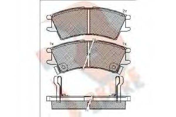 R BRAKE RB1268