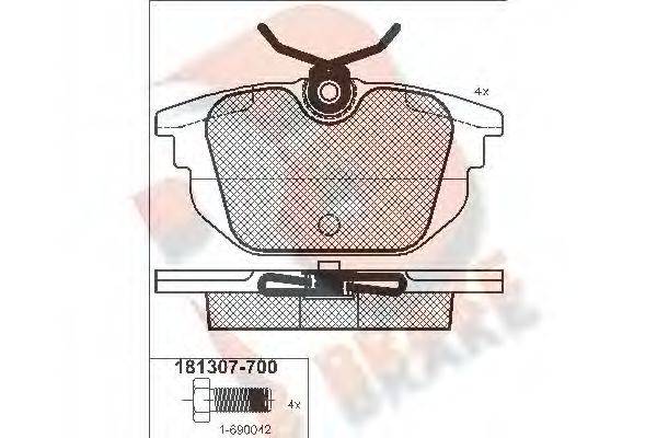 R BRAKE RB1307-700
